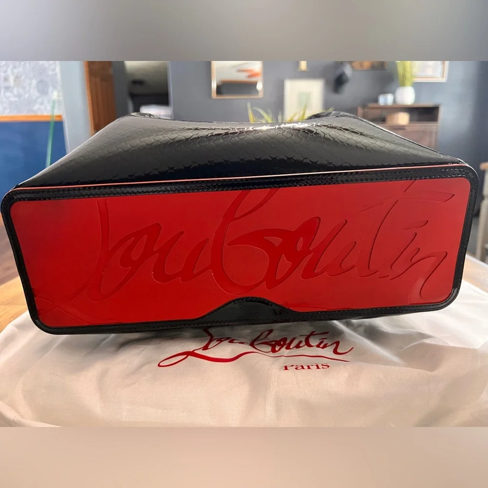 Christian Louboutin Caba Rock Patent Birdy Tote - Picture 10 of 14